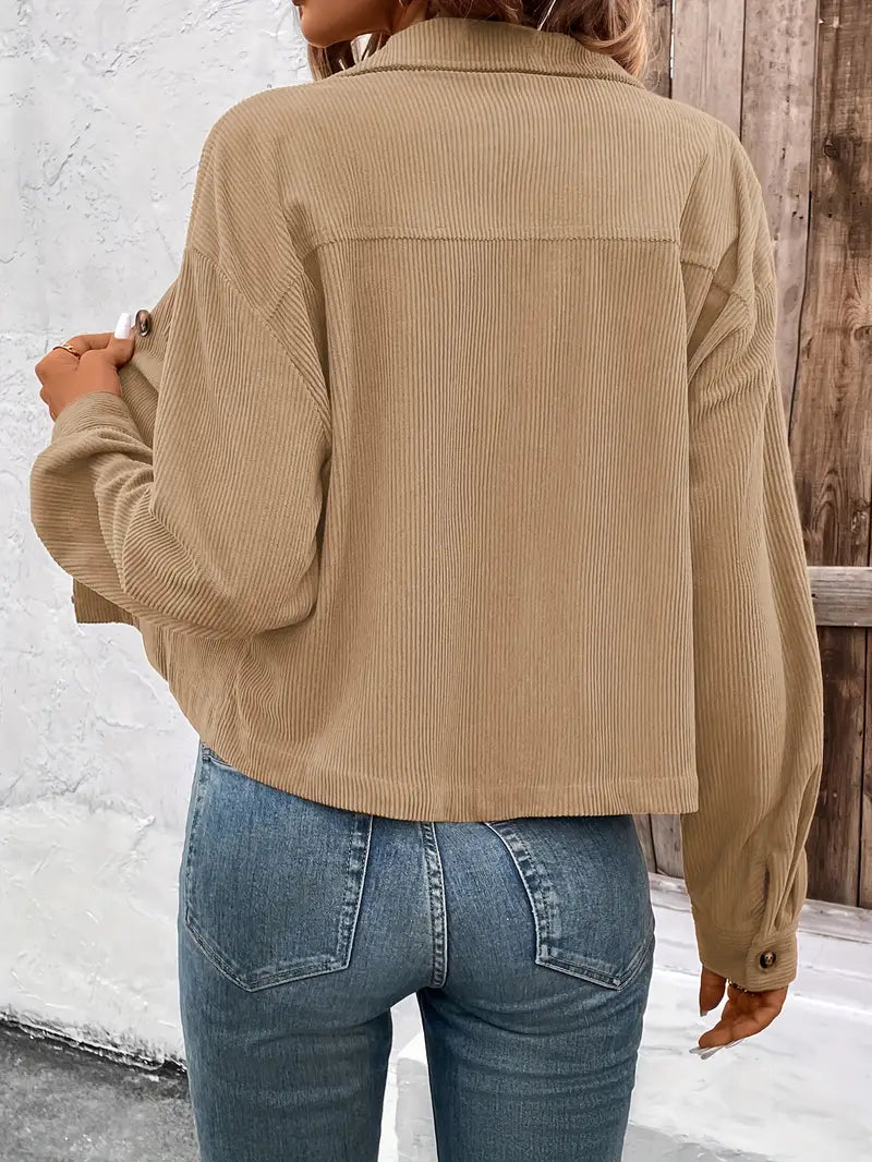 Cleo™ - Chic Cord Jacket