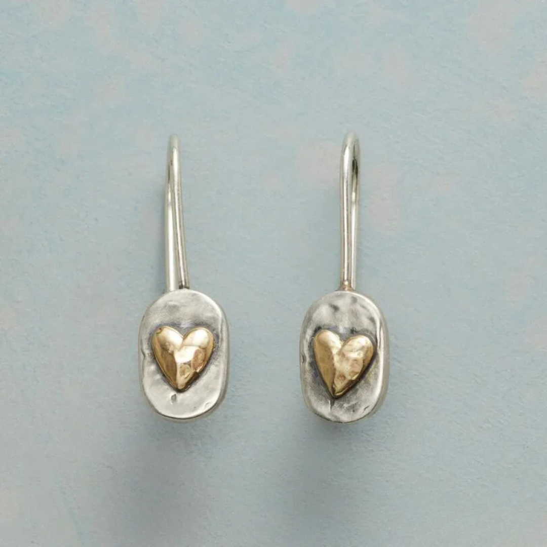 Zenaida™ - Heart Charm Earrings