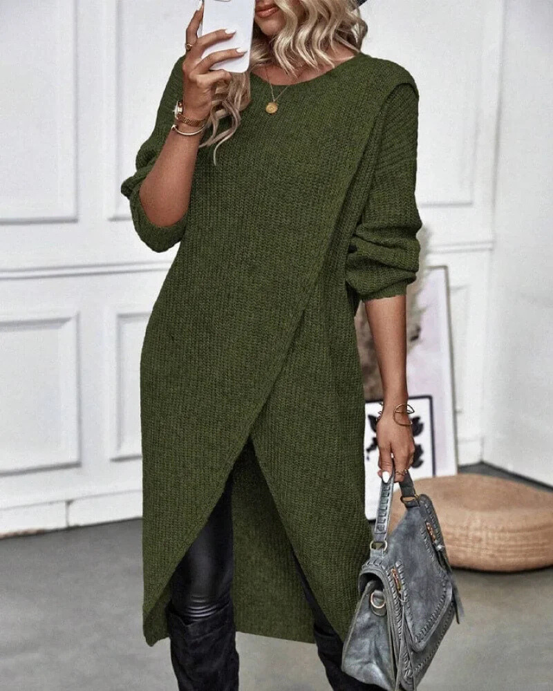Lazina™ - Elegance Longline Sweater