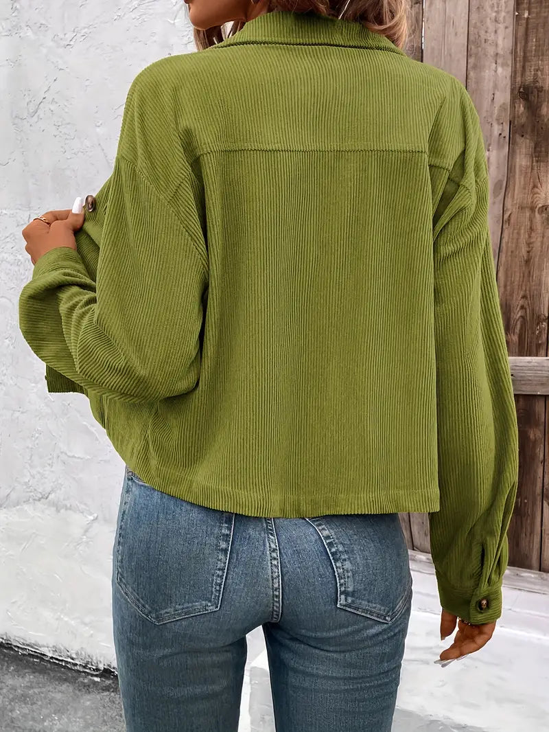 Cleo™ - Chic Cord Jacket