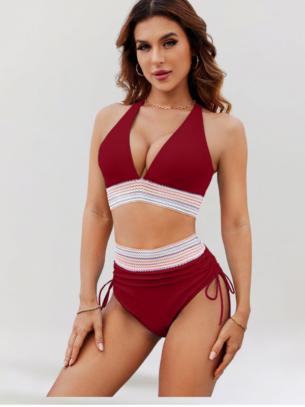 Cylia – Tummy Control High Waist Bikini Set