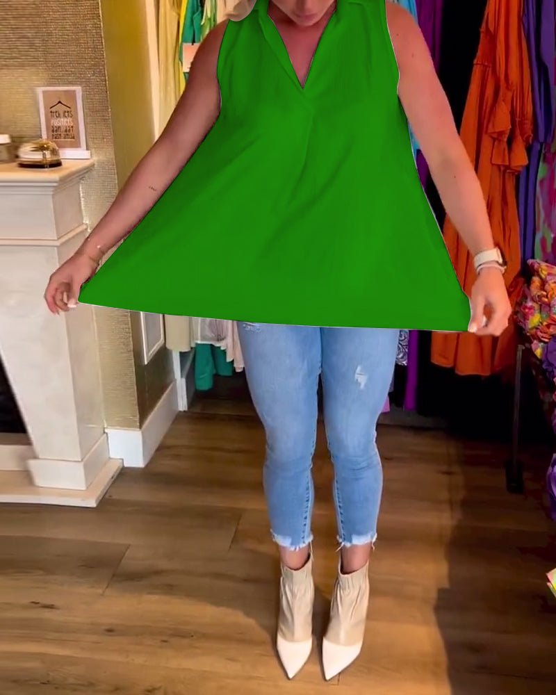 Calyx™ - Elegant V-neck Top