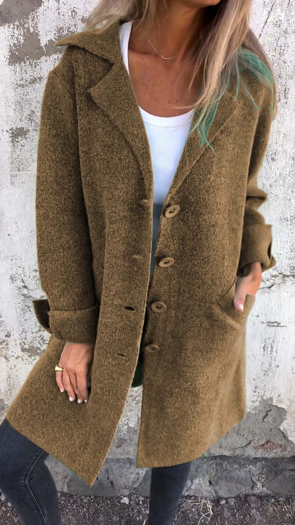 Aaliyah™ - Cozy Button Coat