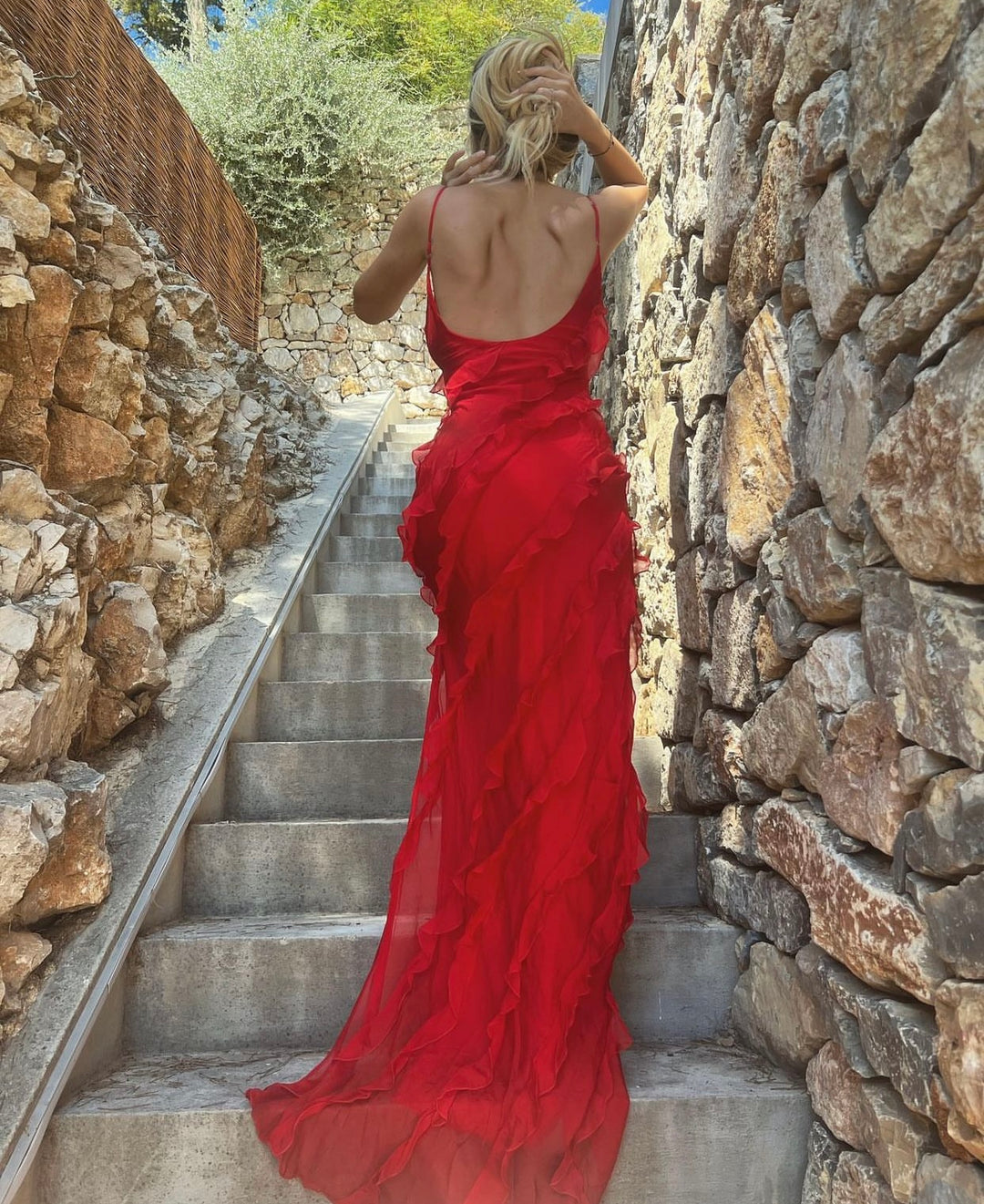 Valestra™ - Ruffle Statement Dress