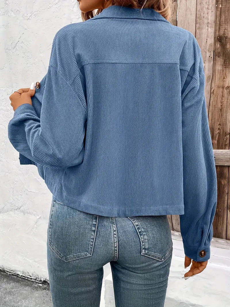 Cleo™ - Chic Cord Jacket