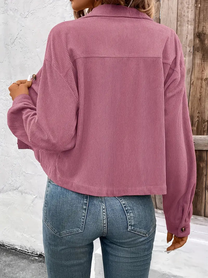 Cleo™ - Chic Cord Jacket