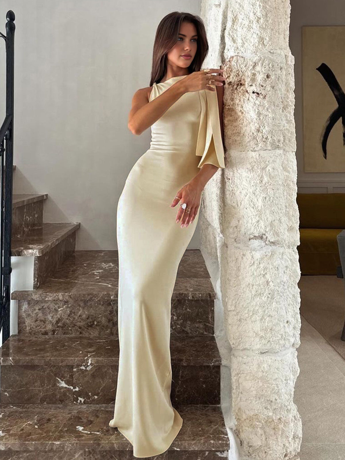 Valine™ - Sleek Sculpted Dress