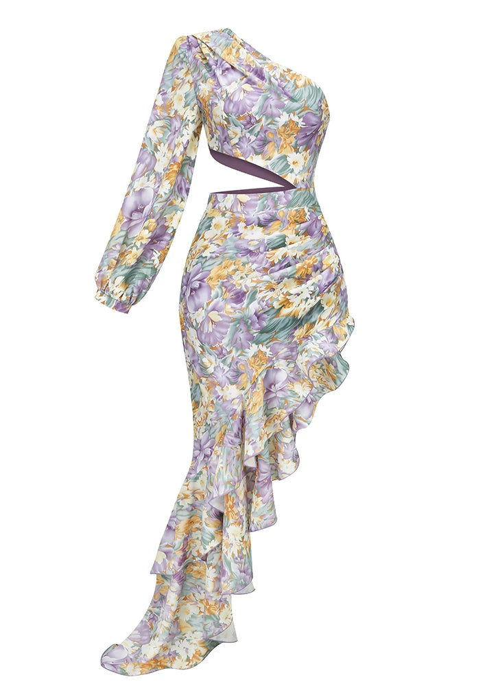 Vallia™ - One Shoulder Bloom Dress