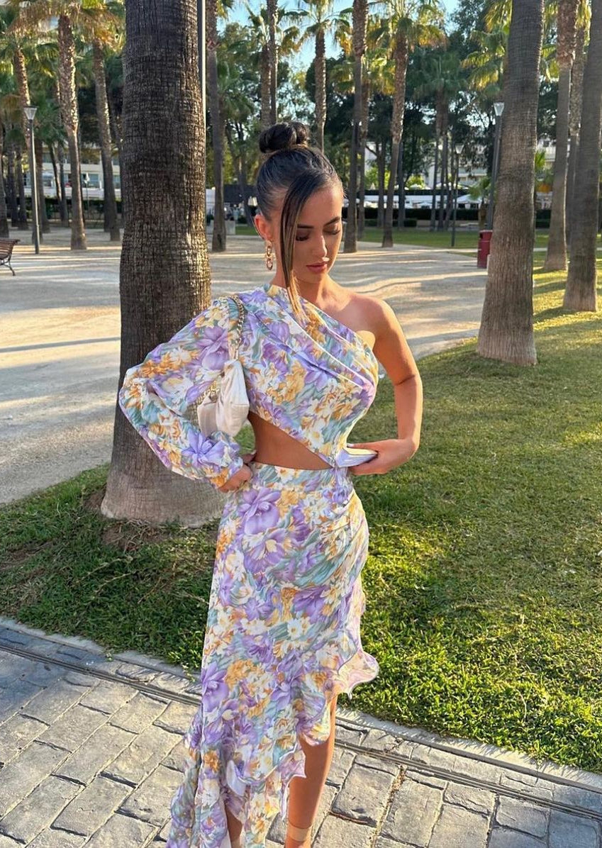 Vallia™ - One Shoulder Bloom Dress