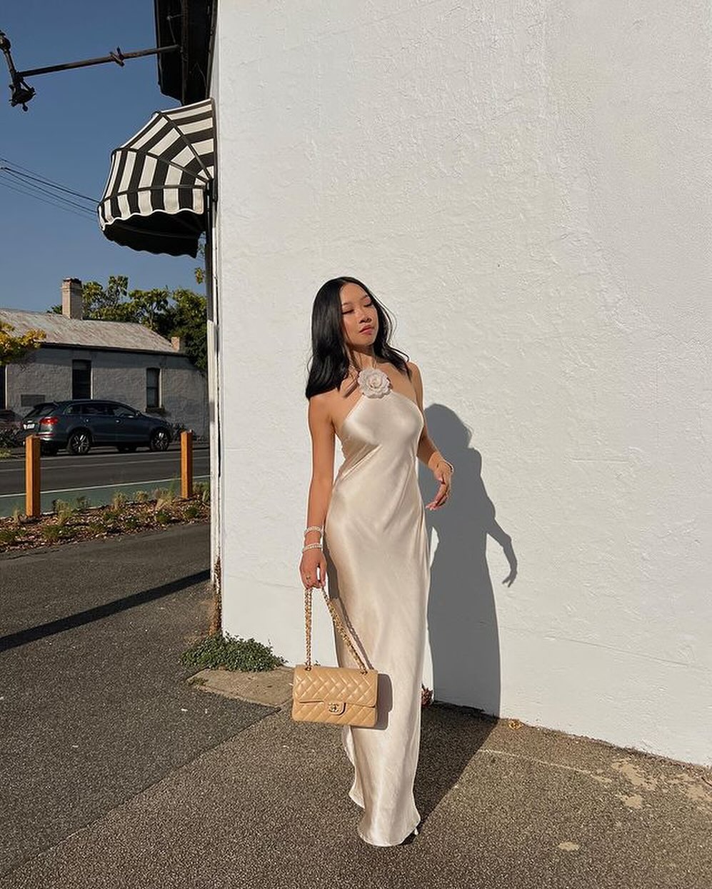 Rosalyn™ – Petal Neck Dress