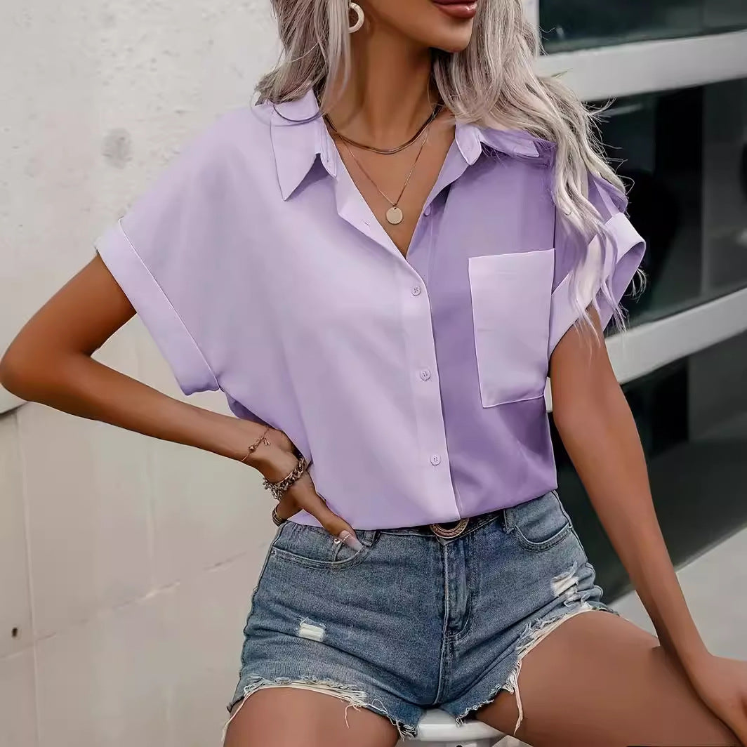 Lira™ - Colorblock Casual Blouse