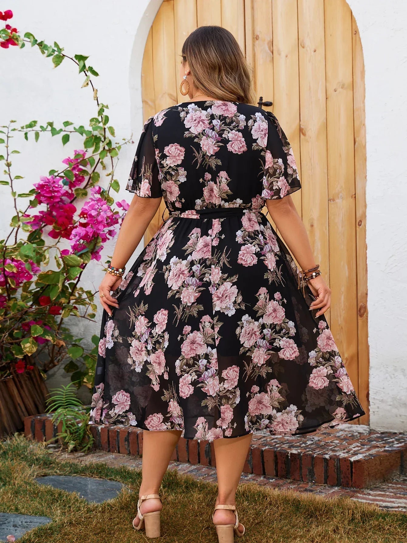 Shaia™ - Floral Embrace Dress