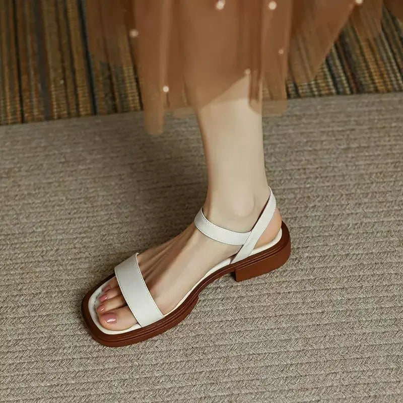 June Comfort Leather Sandals