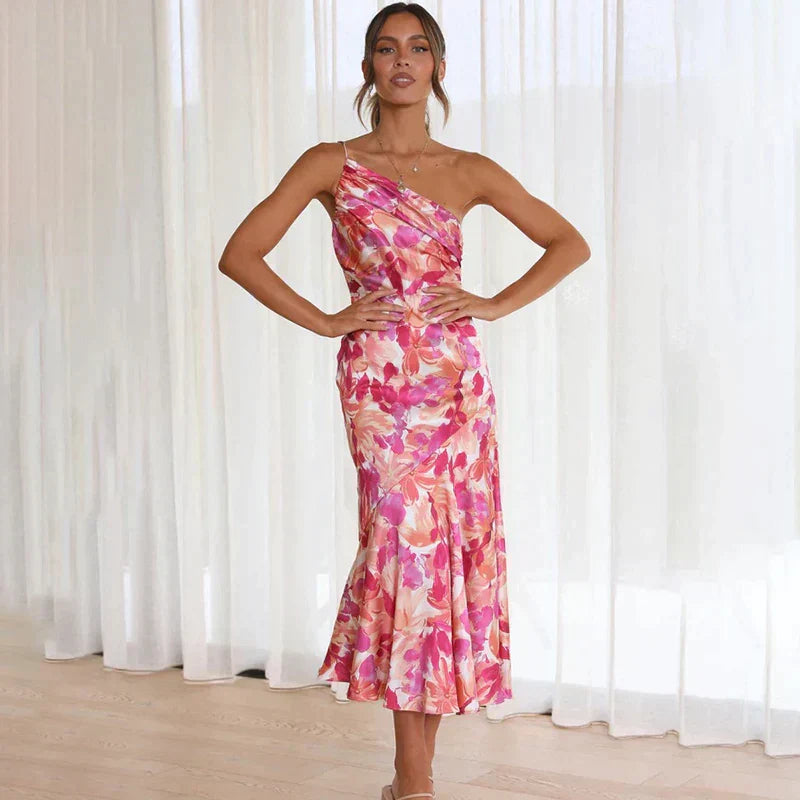 LOVIE™ - Asymmetrical Bloom Dress