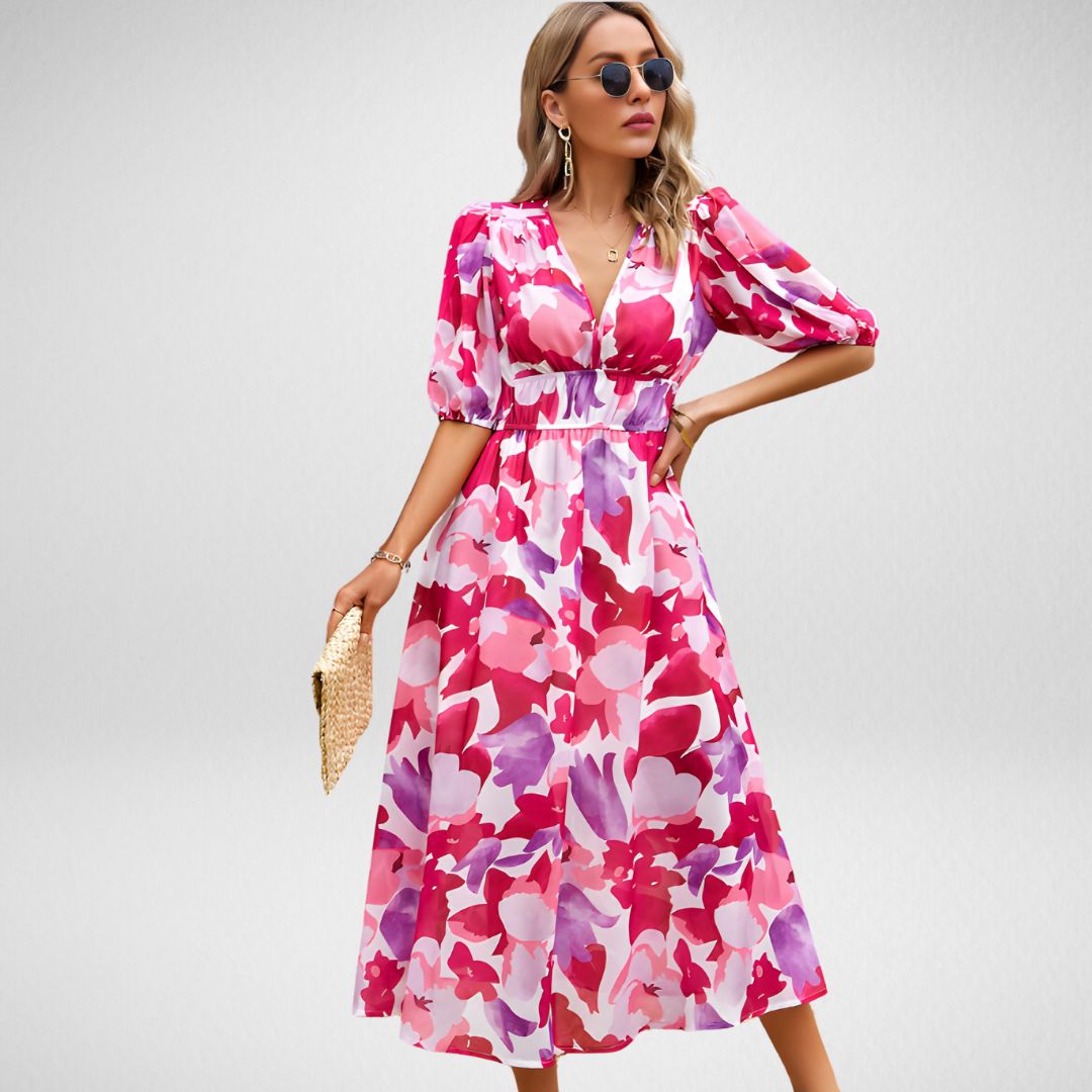 Mirae™ - Bold Garden Dress
