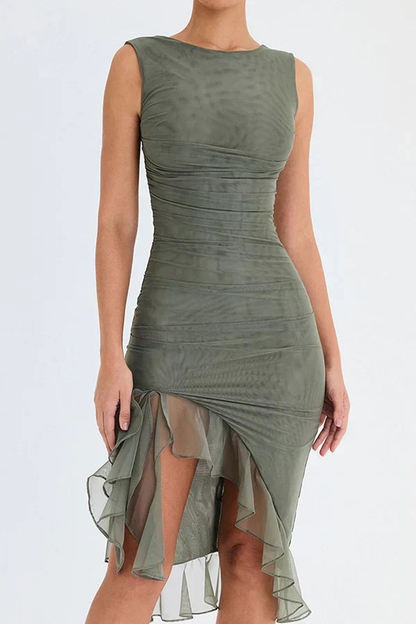 Elowen™ - Ruffle Hem Dress