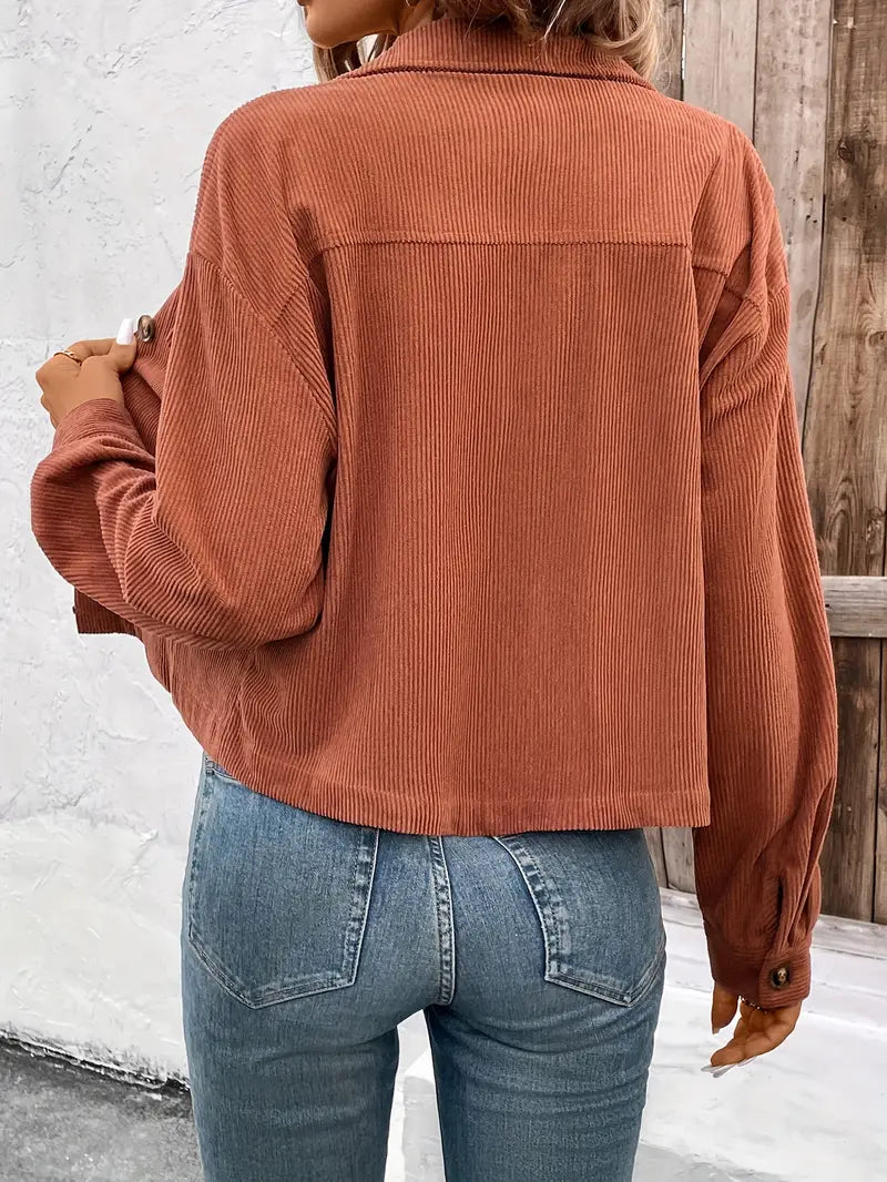 Cleo™ - Chic Cord Jacket