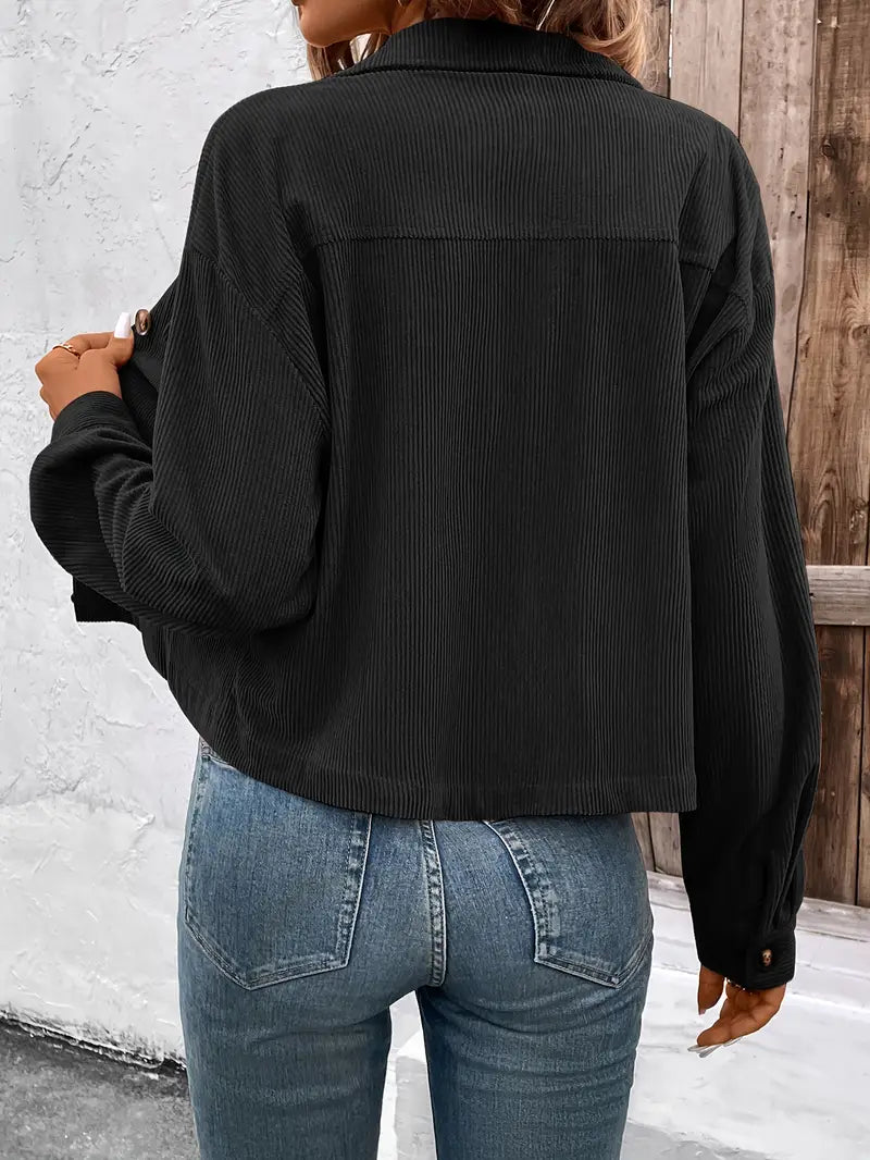 Cleo™ - Chic Cord Jacket