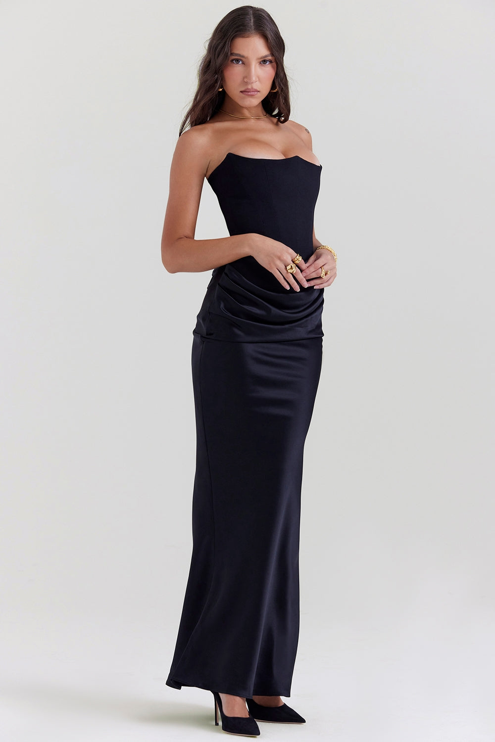 Nola Strapless Contour Dress
