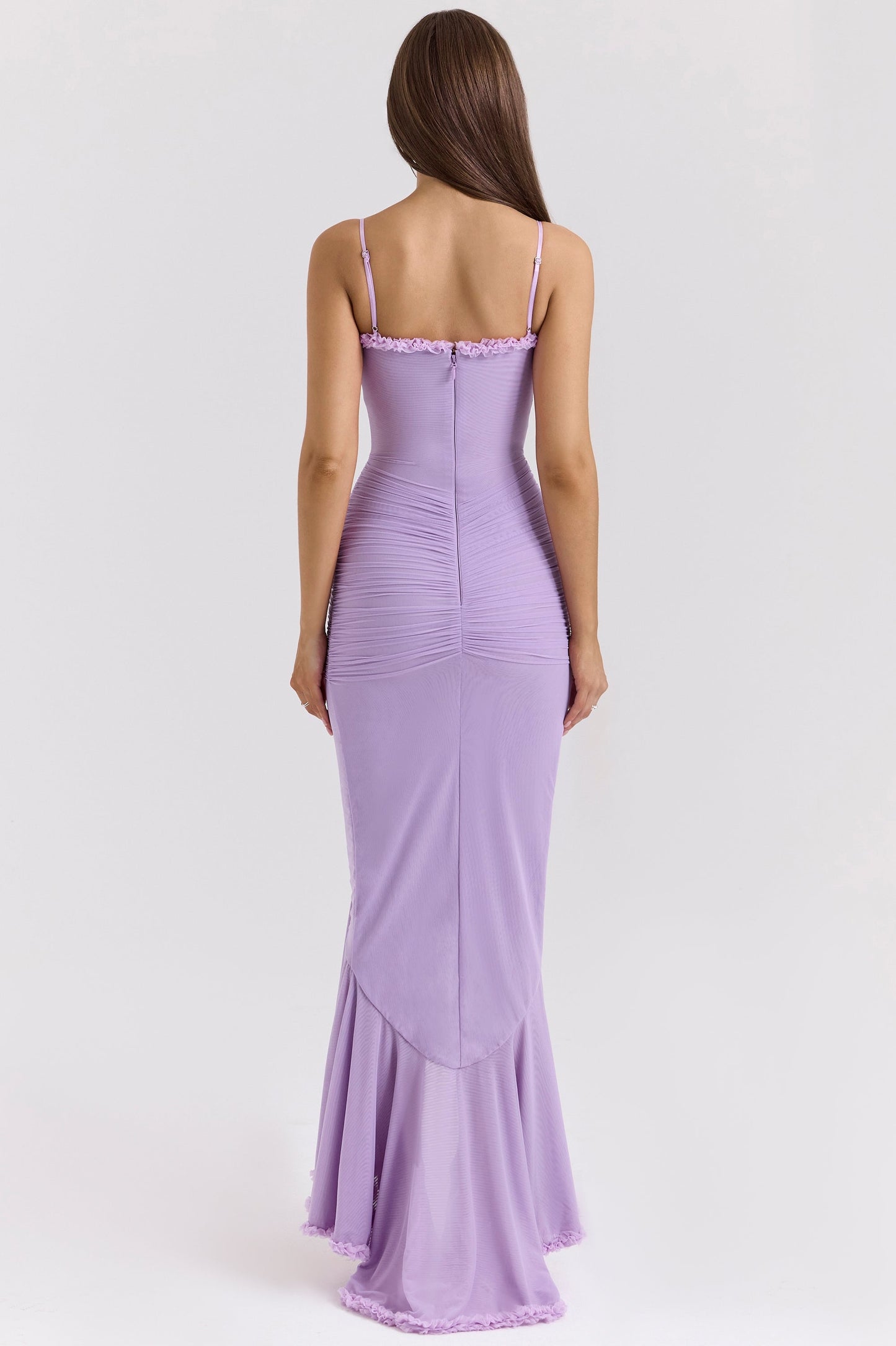 Elara Ruffle Flow Maxi