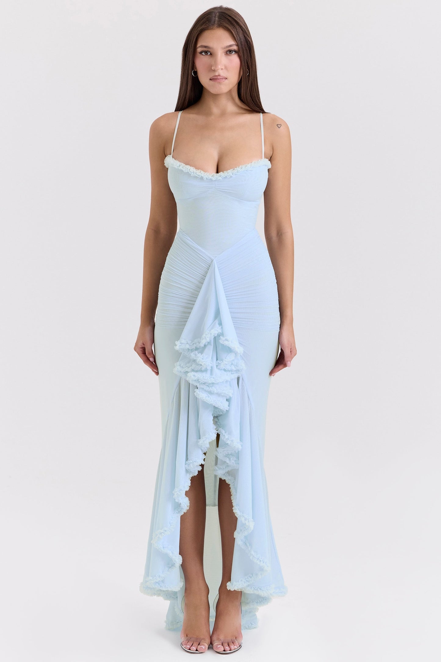 Elara Ruffle Flow Maxi
