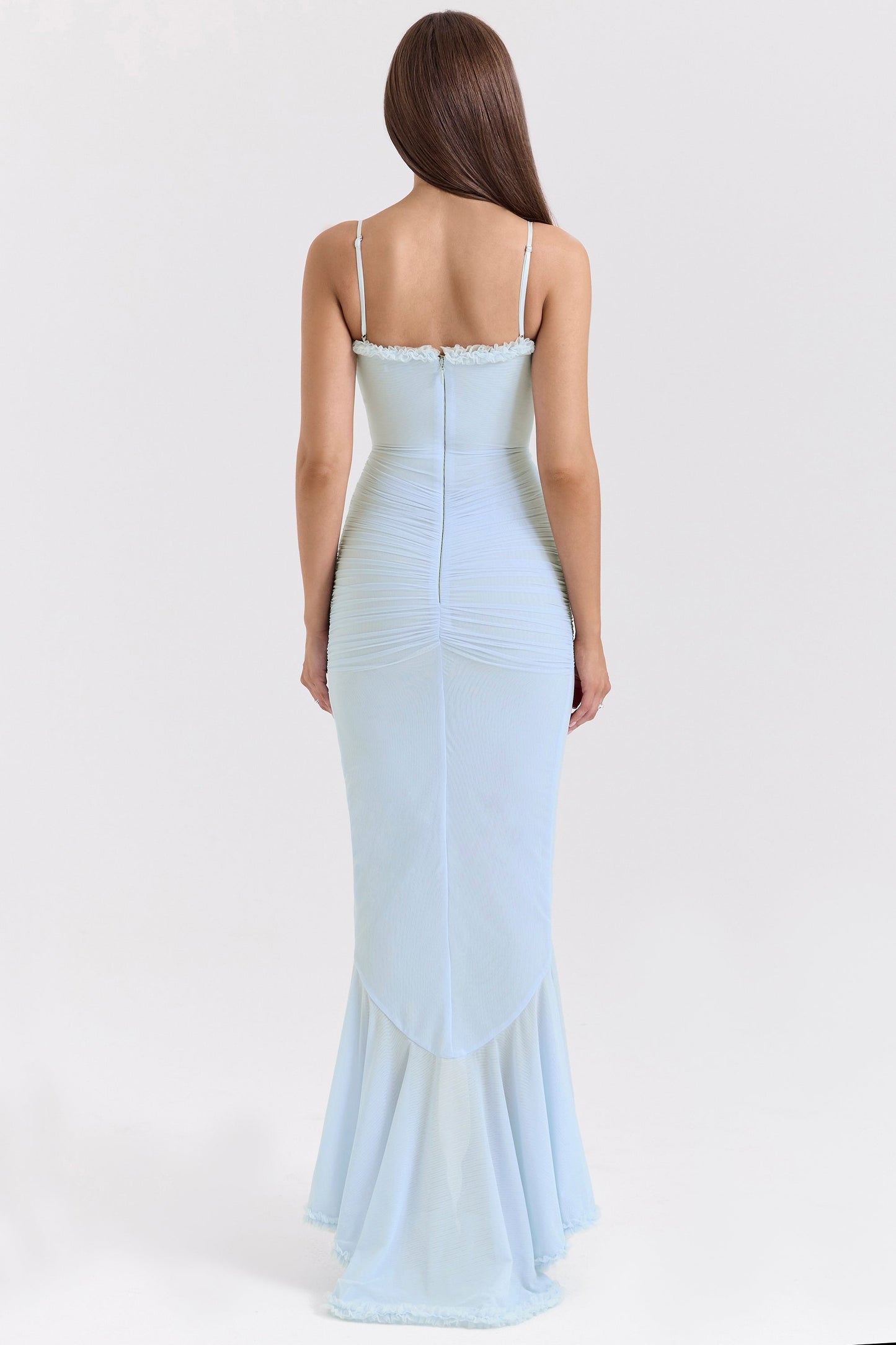 Elara Ruffle Flow Maxi