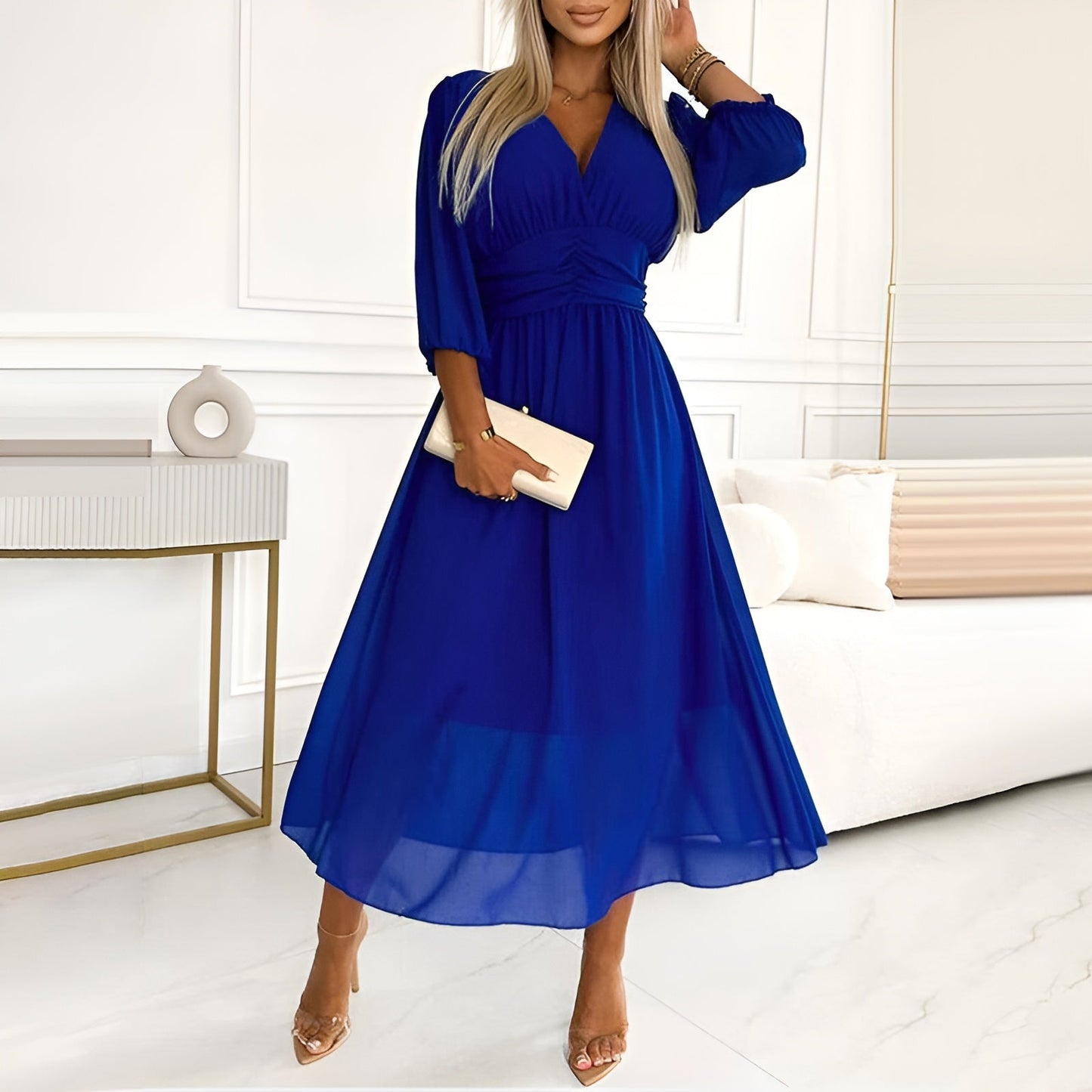 NATASHA™ - Classy Chiffon Dress