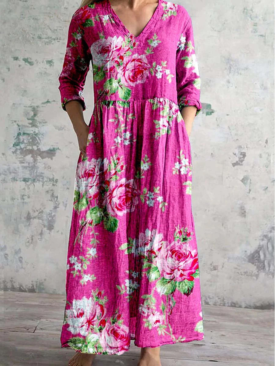 Rosaline™ - Bold Blossom Dress