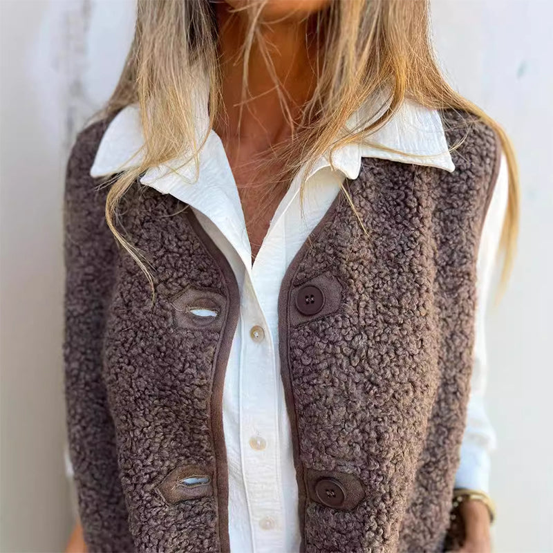 Zebby™ - Cozy Buttoned Vest