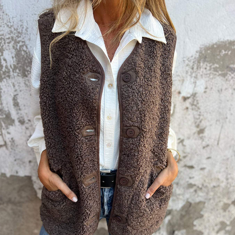 Zebby™ - Cozy Buttoned Vest