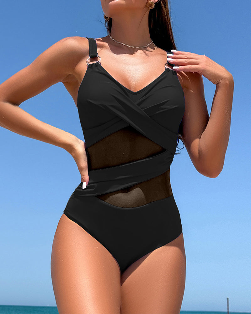 Roda™ - Sheer Elegance Swimsuit