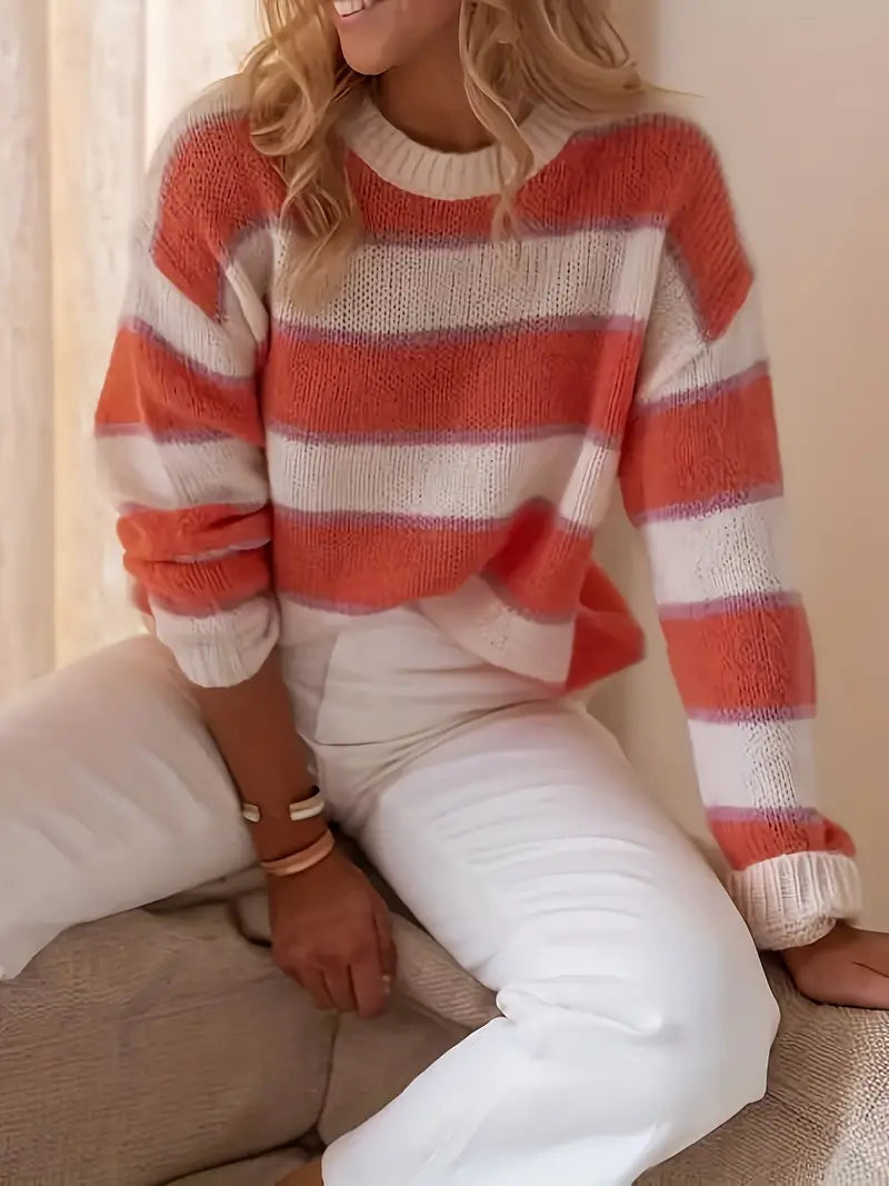 Serenna™ - Playful Striped Sweater