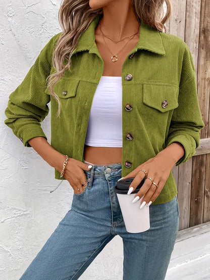 Cleo™ - Chic Cord Jacket