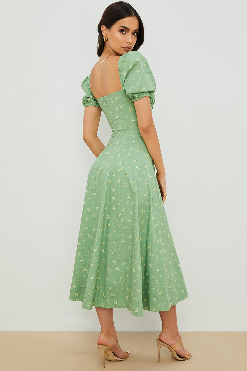 Ailene™ - Bloom Puff Sleeve Dress