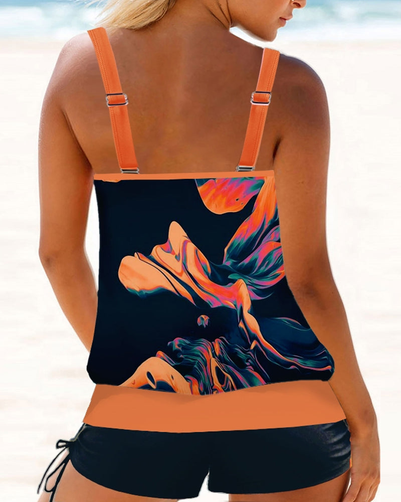 Kaia™ - Chic Abstract Tankini