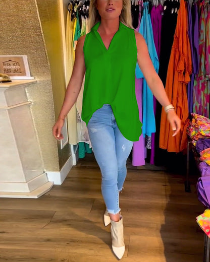 Calyx™ - Elegant V-neck Top