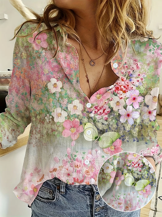 Mireya™ - Whimsical Bloom Shirt