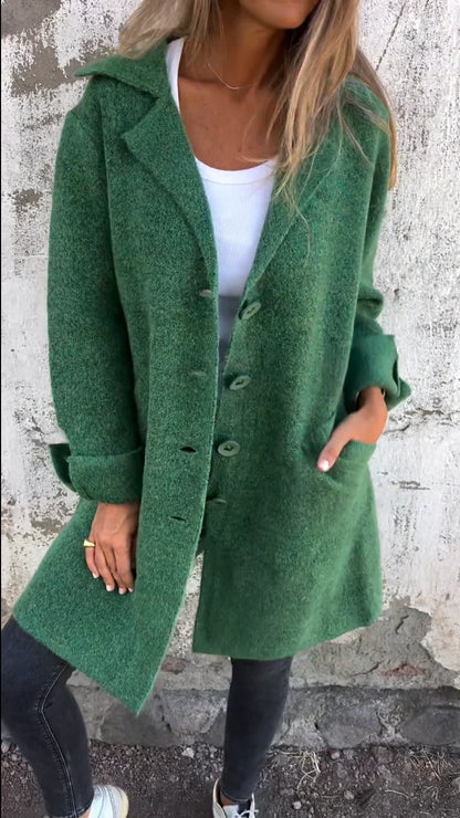 Aaliyah™ - Cozy Button Coat