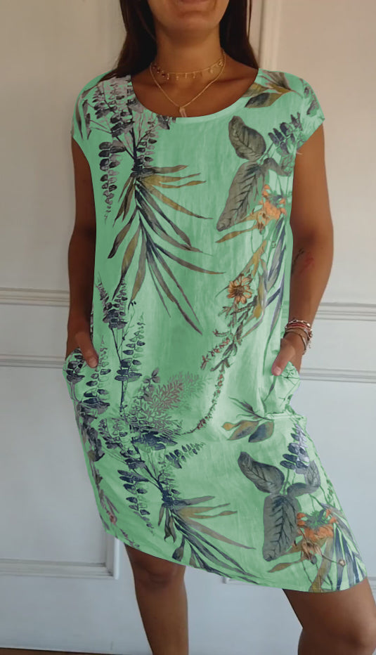 LILLIAN™ - Casual Printed Dress