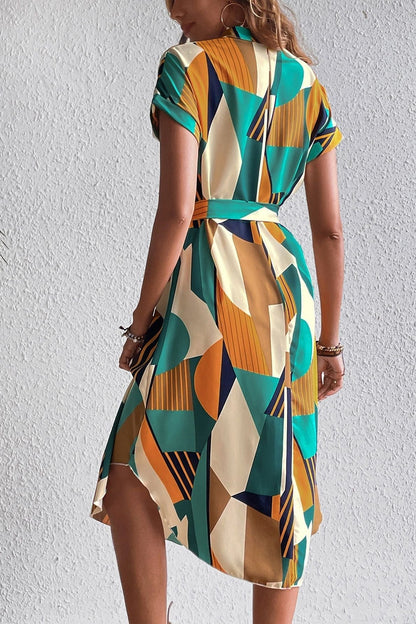 Krisha™ - Chic Geometric Dress