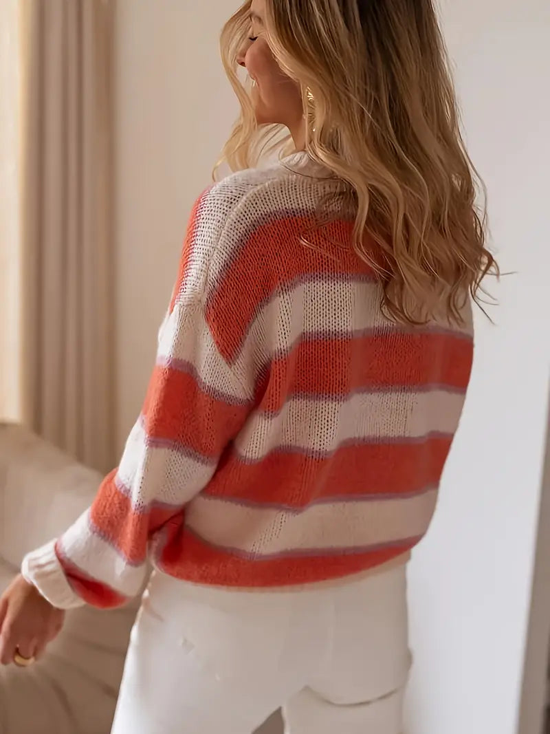 Serenna™ - Playful Striped Sweater