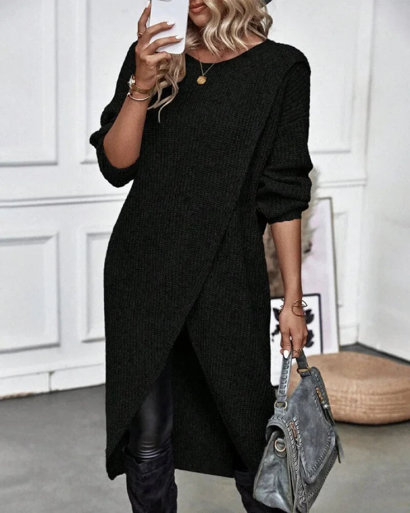 Lazina™ - Elegance Longline Sweater