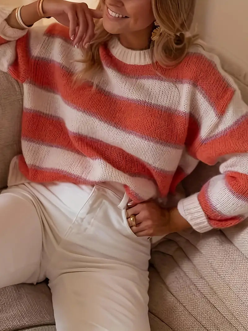 Serenna™ - Playful Striped Sweater
