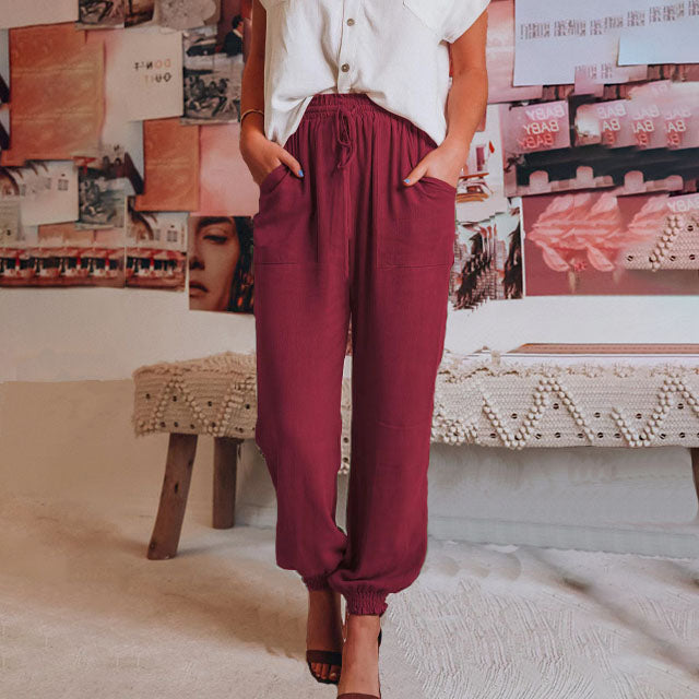 Kaeli™ – Elegant Drawstring Pants