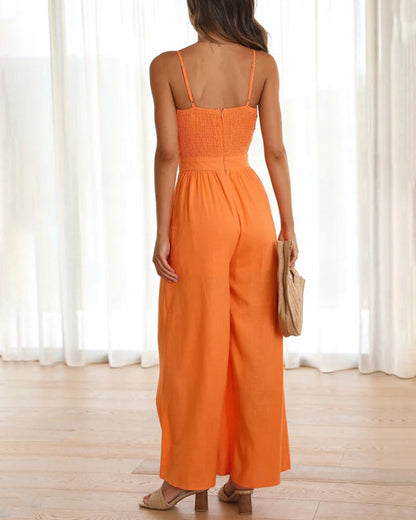 Jholine™ - Classic Summer Jumpsuit