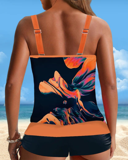Kaia™ - Chic Abstract Tankini