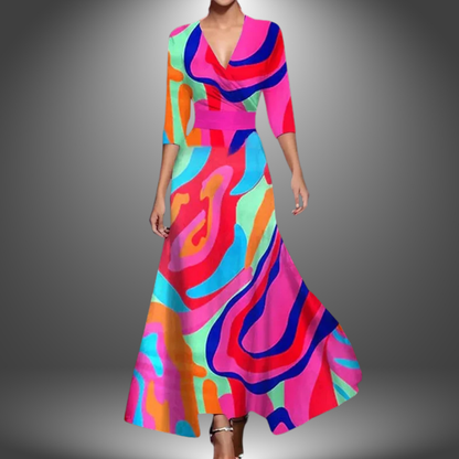 Leigh™ - Printed Wrap Dress