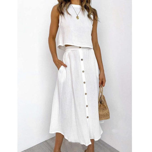 Viela™ - Effortless Buttoned Set