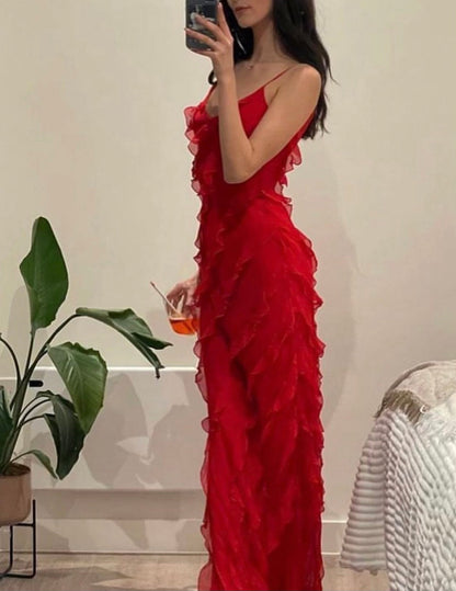 Valestra™ - Ruffle Statement Dress
