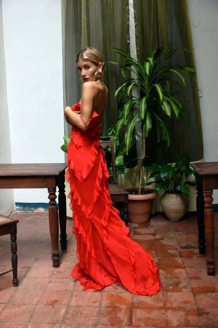 Valestra™ - Ruffle Statement Dress